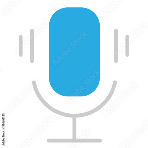 Recorder Vector Flat Icon Design