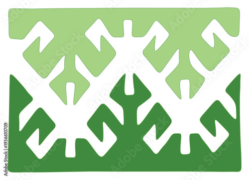 Divine Slavic Mythological Scene with Balkan Cultural Ornamentation and Patterns