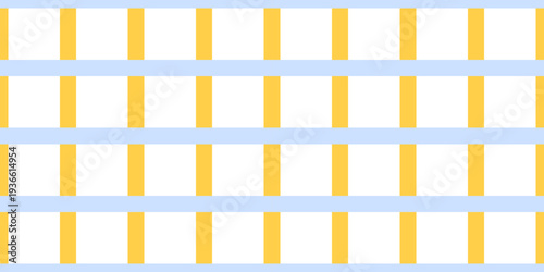 Pattern yellow blue with gingham plaid texture and tartan seamless check. Tablecloth picnic kids with easter background vector and cloth vichy cute. Grid doodle pattern with soft fabric gingham