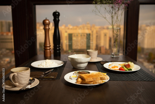 breakfast in the restaurant