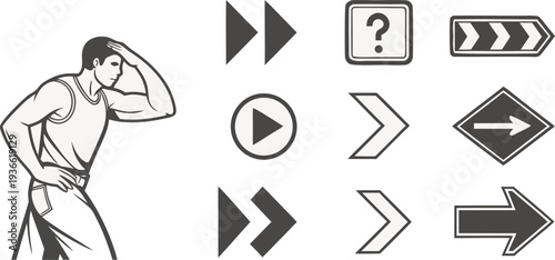 A collection of sixteen distinct vector icons against a plain, light background. The icons are solid and monochrome, rendered in a consistent style that suggests a minimalistic design aesthetic. The f