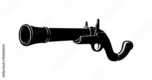 Vector pirate pistol icon