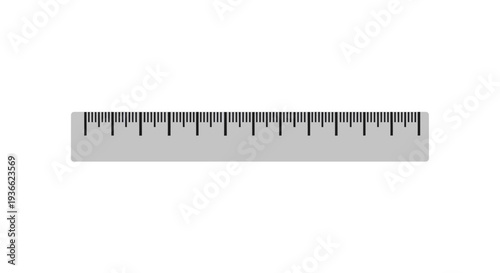 Gray Ruler Measurement Tool.