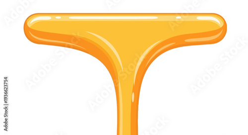 Honey Dripping from Spoon.