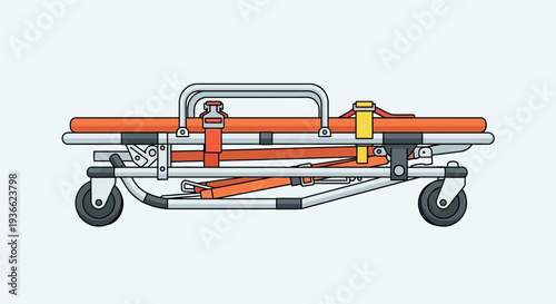 Hospital Stretcher Medical Equipment.