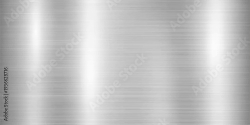 Abstract the polished metal surface reflects the light with a subtle sheen, creating an eye-catching backdrop.