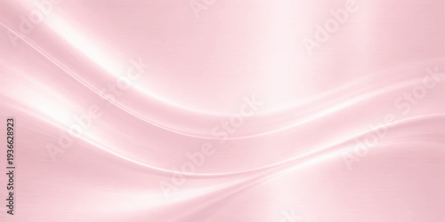 Abstract a smooth and flowing design, depicting a gentle wave in a soft, dreamy rose hue. Captures a sense of elegance and sophistication.
