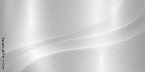 Abstract smooth, minimalist, grayscale design features flowing, elegant, bright, curves creating a sense of movement. Suitable for a modern website.