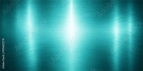 Abstract teal metallic background with bright illuminated vertical lines, evoking a sense of modernism and technological advancement. This image is perfect for any project.