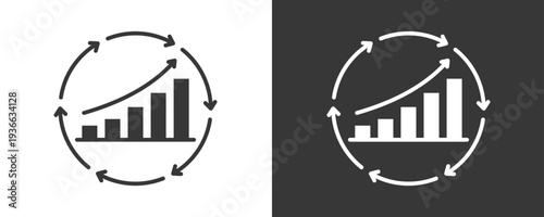 Kaizen Icon Set Vector Collection Isolated In Black And White