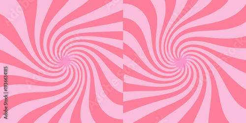 Pink swirl pattern with radiating lines creating a hypnotic visual effect