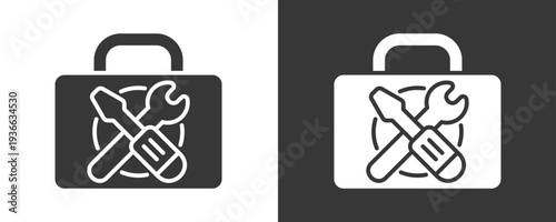 Tools Icon Set Vector Collection Isolated In Black And White