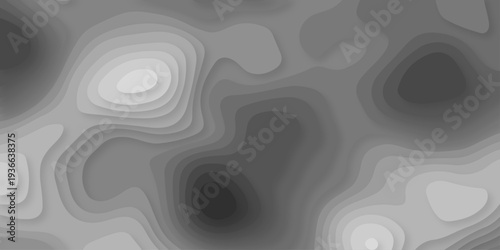 Abstract with circles Black and gray papercut luxury diamond creative paper spiral background. vector natural shadow papercut web banner template diamond technology texture.