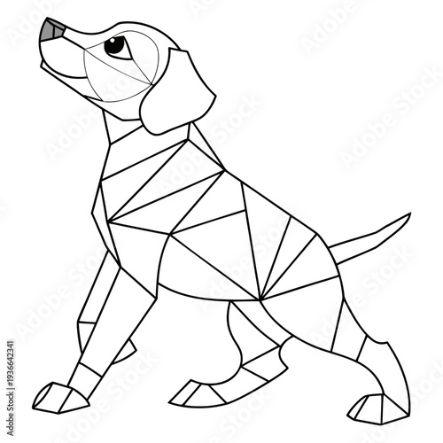 Minimal Abstract Puppy Shape 1
