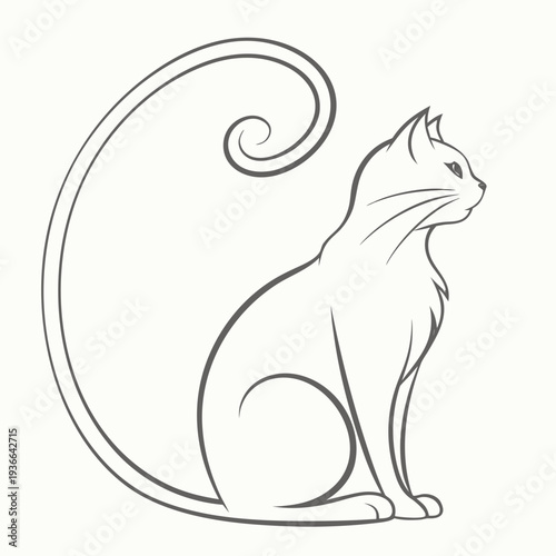 Cat Tail Curve Symbol 1