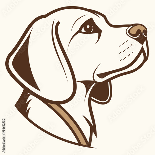 Simple Puppy Head Symbol 1