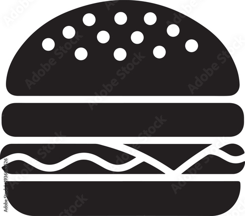 Burger vector icon