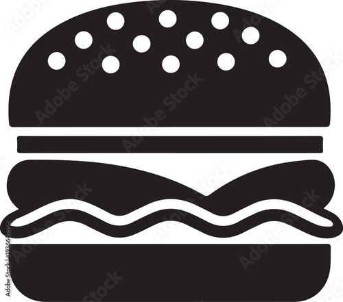 Burger vector icon