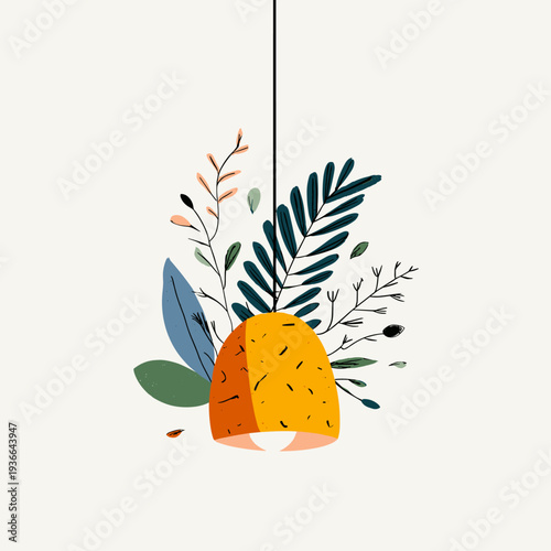 Minimal Mycelium Pendant Lamp Soft Glow