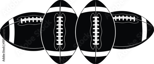 "American Football Vector Set"
