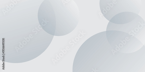 modern dynamic white gray circle shape shadow and light dimension background. eps10 vector