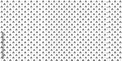 Abstract pattern of repeating black triangles on a white background