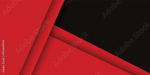 Red background overlap dimension grey vector illustration message board  message design modern website