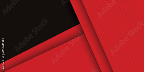 Red background overlap dimension grey vector illustration message board  message design modern website