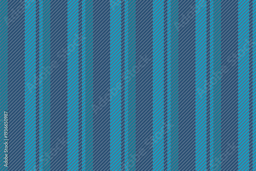 Hp stripe textile background, manufactory texture lines fabric. Lalentines day pattern seamless vector vertical in blue and cyan colors.