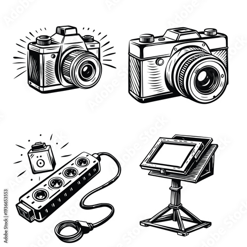 Digital Camera and External Field Monitor Set