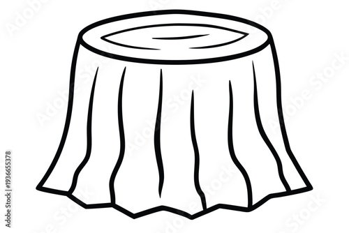 Tree Stump, Cut Wood Log