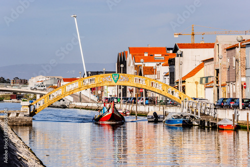 Dos Carcavelos bridge, mid-20th century, meeting point between the salt mines and the old salt warehouses, San Roque canal, Aveiro, Beira Litoral, Portugal, Europe