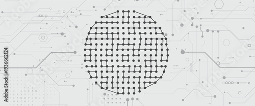 Abstract earth technology concept in dark network system
