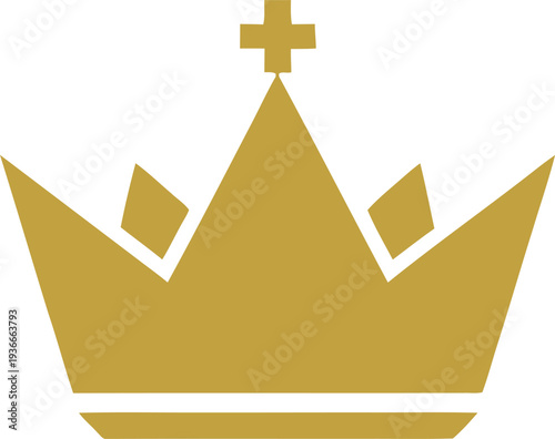 Golden crown icon