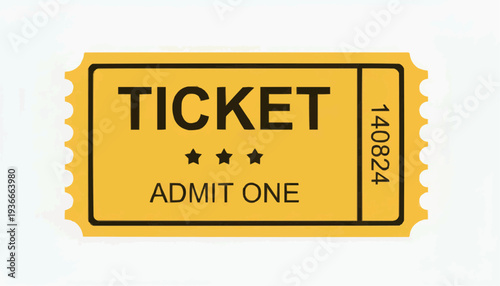cinema tickets vector illustration