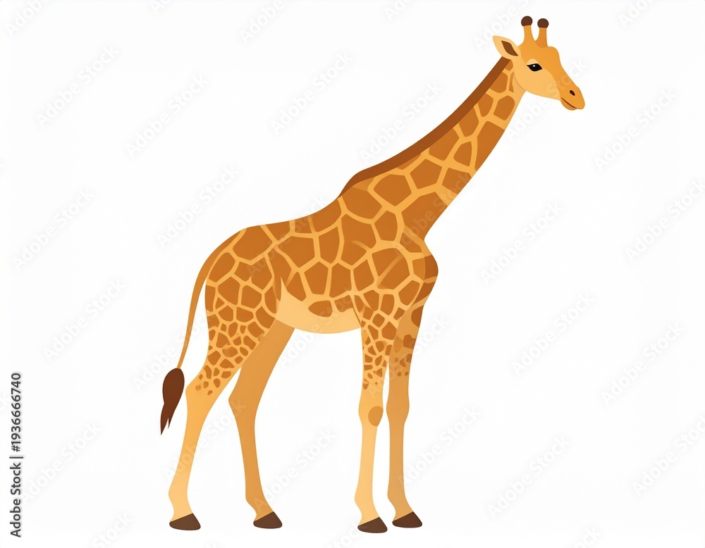 Obraz premium Illustrazione Giraffa