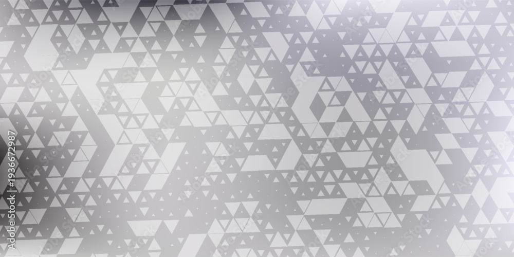 Obraz premium Seamless halftone triangle pattern. Random vector noise texture