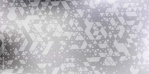 Seamless halftone triangle pattern. Random vector noise texture