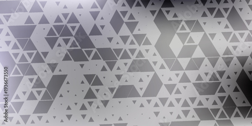 Seamless halftone triangle pattern. Random vector noise texture