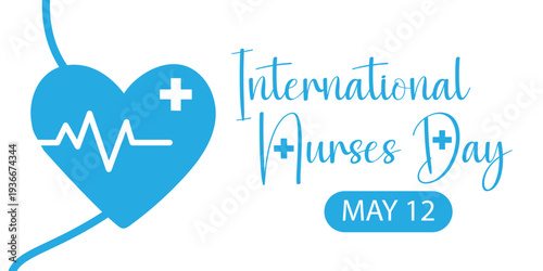 international nurses day may 12 healthcare appreciation vector