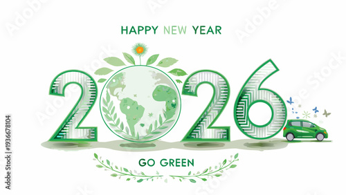 Happy new year 2026 with a focus on environmental sustainability