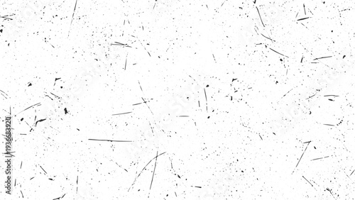 Old film scratch texture with dark dusty particles and worn surface effects for creative video overlays and vintage cinematic designs on transparent background in high quality vector format