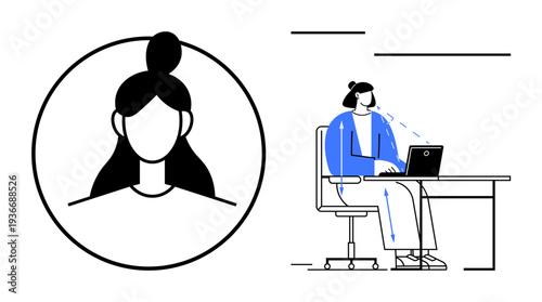 Ergonomics in workplace design. Ergonomics promotes healthy work habits and user focus. Ergonomics helps optimize posture and comfort. For workplace safety, health apps, remote work, education