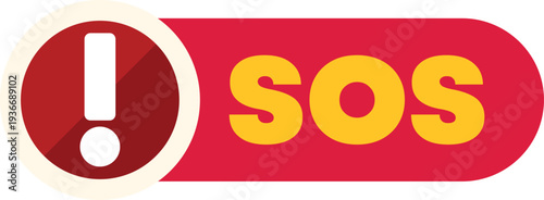 Sos button providing immediate help and assistance for critical situations