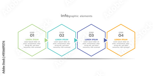 Presentation business abstract background infographic template colorful