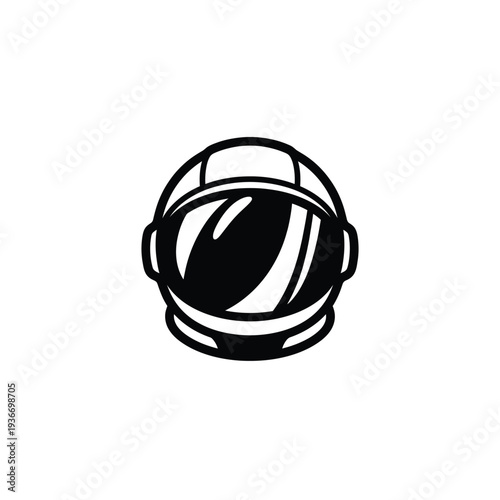 Space Astronaut Avatar Chunky Mascot Glyph