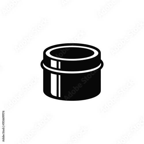 Pomade Tin Mascot Glyph