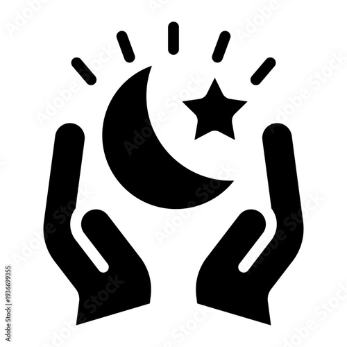 islam icon vector