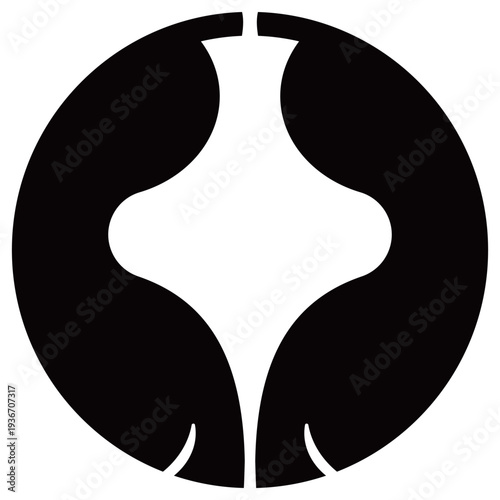 家紋です。割り瓢といいます。