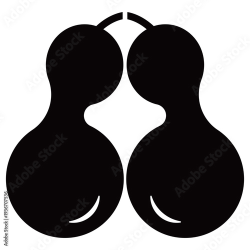 家紋です。二つ対い瓢といいます。